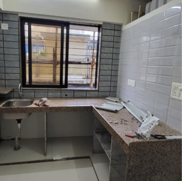 Kitchen in 1 BHK Apartment at Prarthana Rajkamal Park, Mint Colony – for Rent