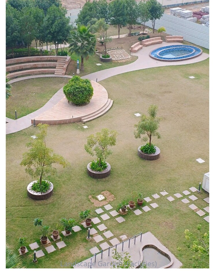 Garden, godrej-101 2 Bedroom 1572 Sq.Ft. Apartment In Sector 79 Gurgaon 9156426
