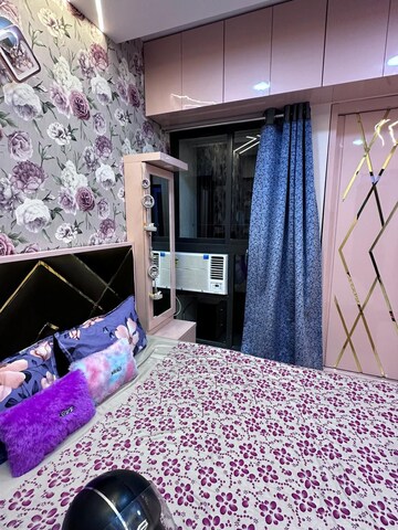 Bedroom in 1 BHK Apartment at Lodha Crown Quality Homes, Majiwada – for Rent