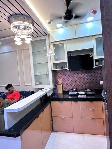 Kitchen in 1 BHK Apartment at Lodha Crown Quality Homes, Majiwada – for Rent