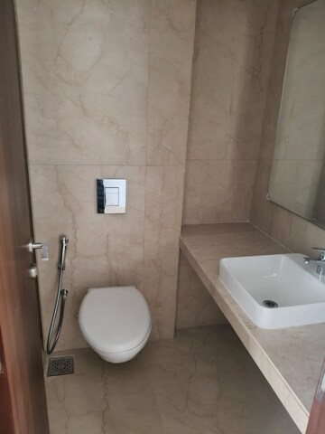 Bathroom in 2 BHK Apartment at Courtyard by Narang Realty and The Wadhwa Group, Pokhran Road No Two – for Rent