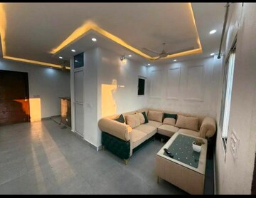 Living Room in 2 BHK Builder Floor at Freedom Fighters Enclave – for Rent