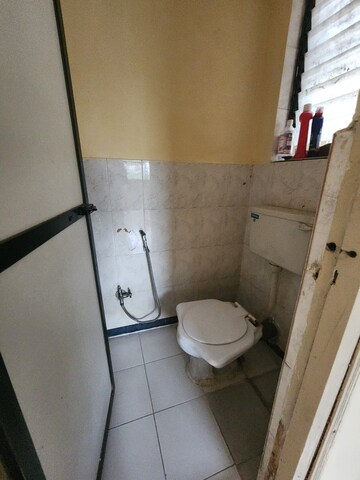 Bathroom in 1 BHK Apartment at Kopar Khairane – for Rent