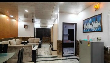 Living Room in 1 BHK Apartment at Freedom Fighters Enclave – for Rent