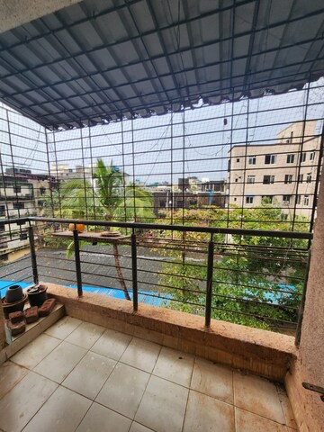 Balcony in 1 BHK Apartment at Ghansoli – for Rent