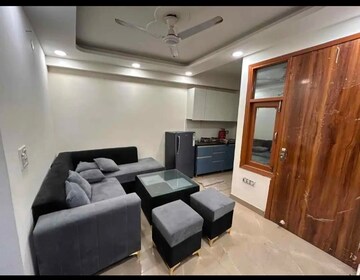 Living Room in 2 BHK Builder Floor at Freedom Fighters Enclave – for Rent