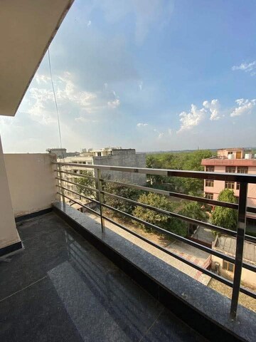 Balcony in 2 BHK Builder Floor at Chattarpur – for Rent