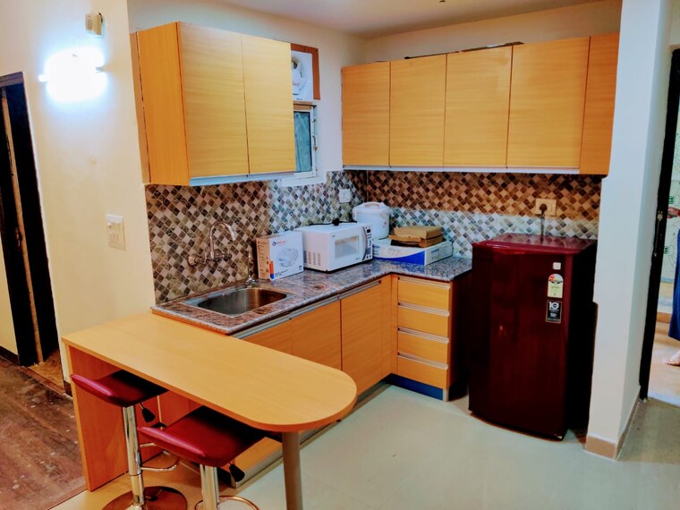 Kitchen, supertech-czar-suites Studio 535 Sq.Ft. Apartment In Omicron I Greater Noida Greater Noida 9156880