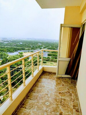 Balcony in Studio Apartment at Supertech Czar Suites, Omicron I Greater Noida – for Sale