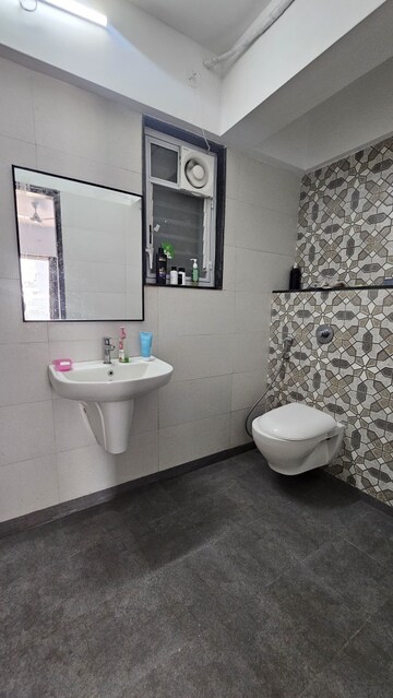 Bathroom in 2 BHK Apartment at Shree Venkatesh Graffiti Glover, Keshav Nagar – for Rent