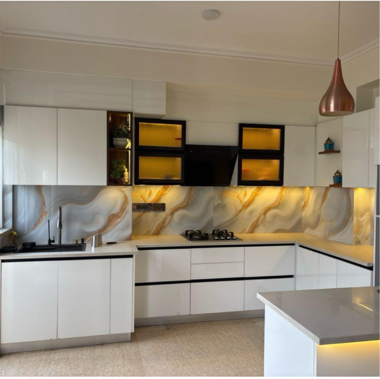 Kitchen, mks-county 3.5 Bedroom 1600 Sq.Ft. Builder Floor In Sohna Sector 2 Gurgaon 9157006