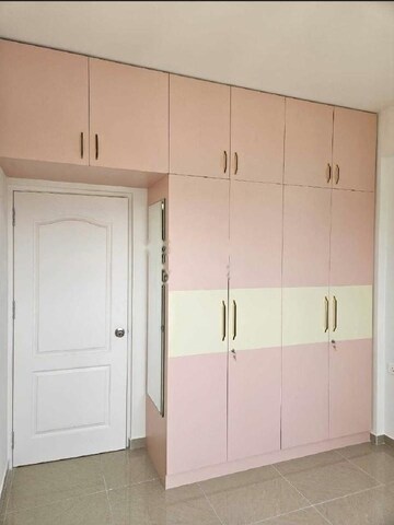 Bathroom in 3 BHK Apartment at Goyal Orchid Piccadilly, Thanisandra Main Road – for Rent