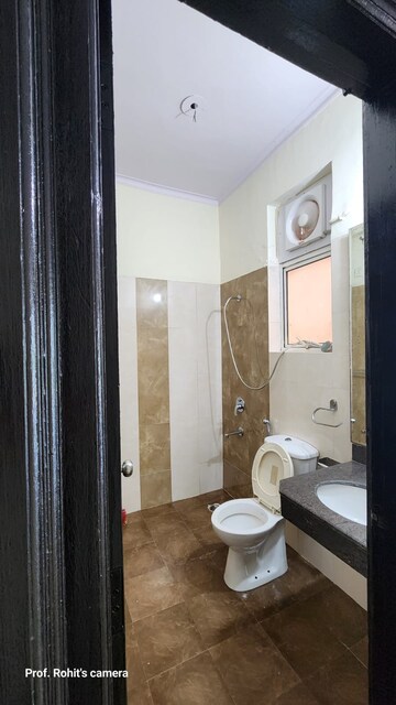 Bathroom in 3 BHK Builder Floor at Ansal API Esencia, Sector 67 – for Rent