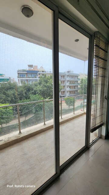 Balcony in 3 BHK Builder Floor at Ansal API Esencia, Sector 67 – for Rent