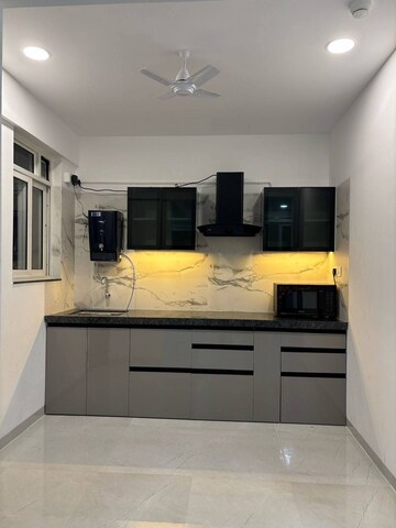 Kitchen in 3 BHK Apartment at Goel Ganga Serio, Kharadi – for Rent