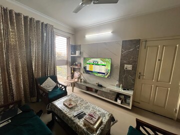 Living Room in 3 BHK Builder Floor at Ansal API Esencia, Sector 67 – for Rent