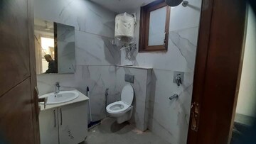 Bathroom in 3 BHK Builder Floor at Saket – for Rent