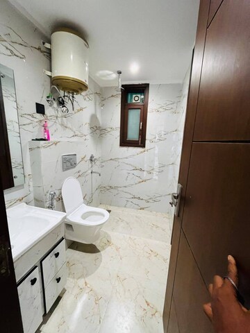 Bathroom in 3 BHK Builder Floor at Saket – for Rent