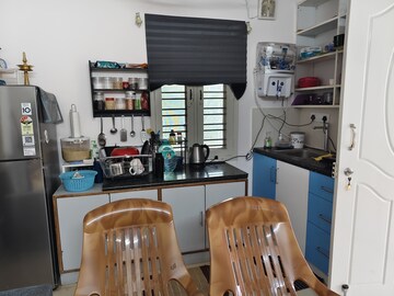 Kitchen in 1 BHK Builder Floor at Halasuru – for Rent