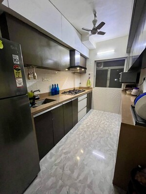 Kitchen in 2 BHK Apartment at Rajhans Kshitij, Vasai West – for Sale