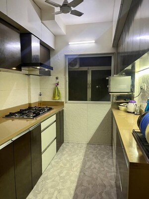 Kitchen in 2 BHK Apartment at Rajhans Kshitij, Vasai West – for Sale