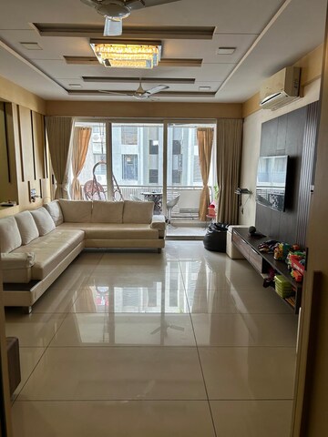 Living Room in 3 BHK Apartment at Bopal – for Rent