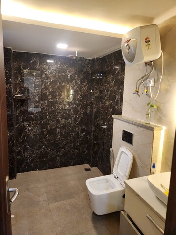 Bathroom in 3 BHK Builder Floor at Dlf Phase I – for Rent