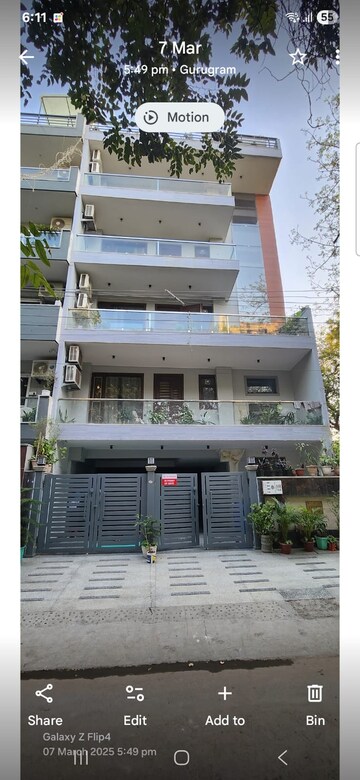 3 BHK Builder Floor – Exterior View View at Dlf Phase I - for Rent