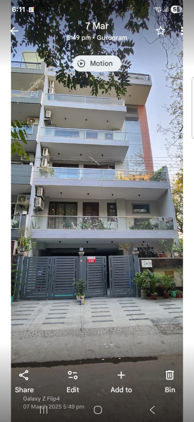 Exterior View, dlf phase i 3 Bedroom 200 Sq.Ft. Builder Floor In Dlf Phase I Gurgaon 9157336