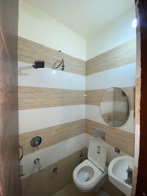 Bathroom in 2 BHK Builder Floor at Dhakoli – for Sale
