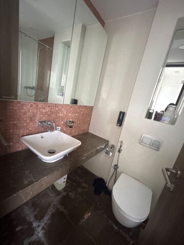 Bathroom in 4 BHK Apartment at Lodha Marquise, Worli – for Rent