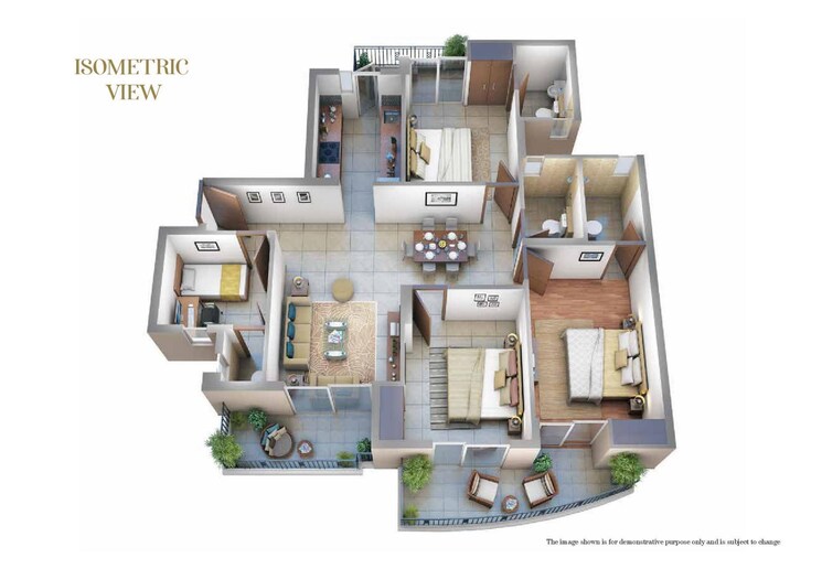 Floor Plan, ats-nobility 3 Bedroom 1675 Sq.Ft. Apartment In Sector 4 Greater Noida Greater Noida 9157535