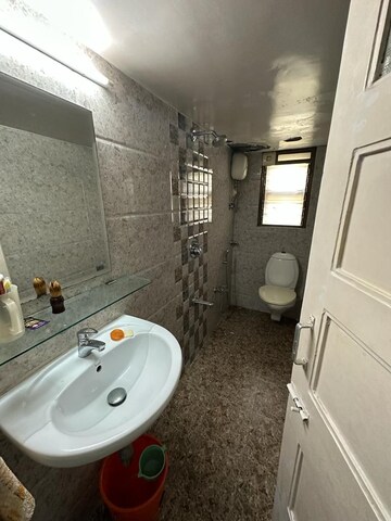 Bathroom in 1 BHK Apartment at Bussa Apartments, Santacruz West – for Rent