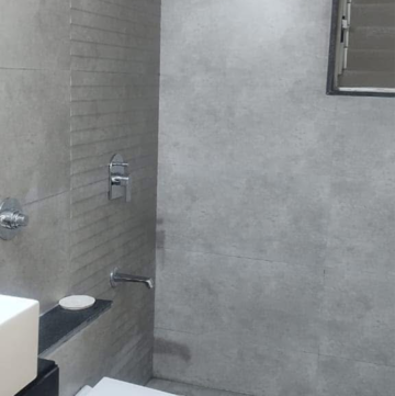 Bathroom in 2 BHK Apartment at Kohinoor Zen Estate, Santipur – for Rent