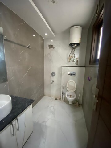 Bathroom in 3 BHK Builder Floor at Saket – for Rent