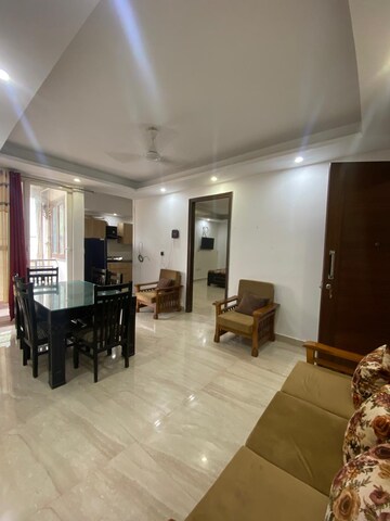 Living Room in 3 BHK Builder Floor at Saket – for Rent