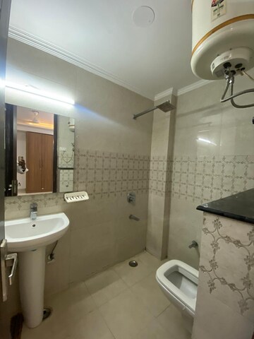 Bathroom in 3 BHK Builder Floor at Saket – for Rent