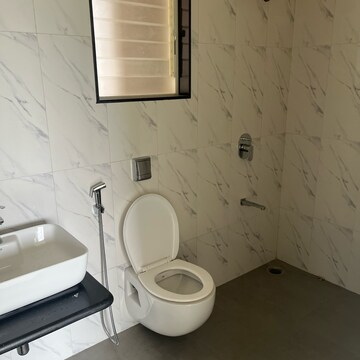 Bathroom in 2 BHK Apartment at Nyati Era, Madhav Nagar – for Rent