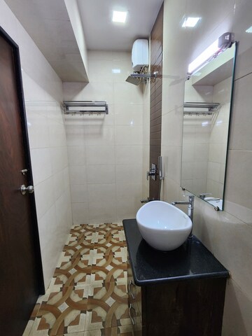 Bathroom in 2 BHK Apartment at Proxima, Vashi Sector 30a – for Rent