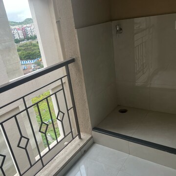 Balcony in 3 BHK Apartment at Nyati Era, Madhav Nagar – for Rent