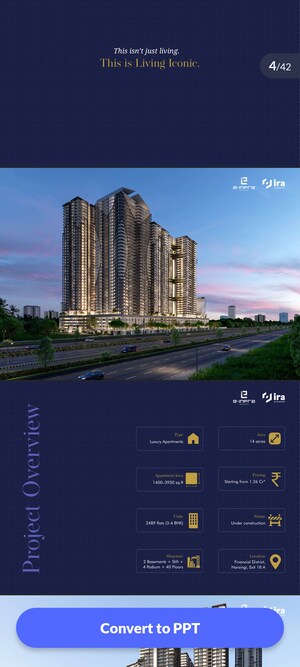 2.5 BHK Apartment – Exterior View View at Narsingi - for Sale