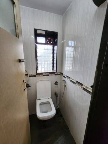 Bathroom in 1 BHK Apartment at DGS Sheetal Tapovan, Malad East – for Rent