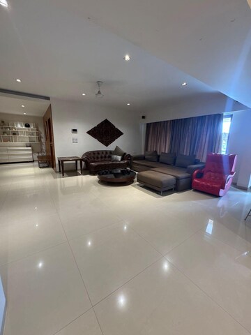 Living Room in 4 BHK Apartment at Panchshil Ssilver Woods, Koregaon Park – for Sale