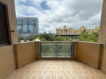Balcony in 4 BHK Apartment at Panchshil Ssilver Woods, Koregaon Park – for Sale