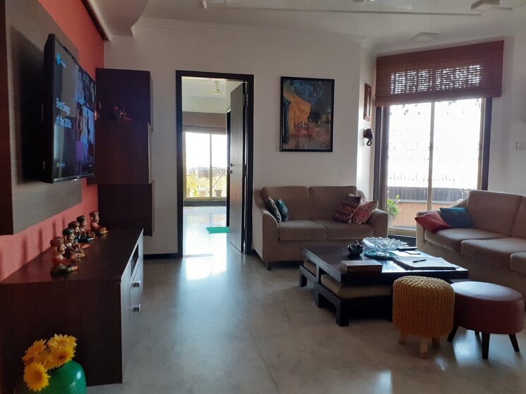 Living Room, rag-megh-malhar 3 Bedroom 1700 Sq.Ft. Apartment In Goregaon East Mumbai 9158616