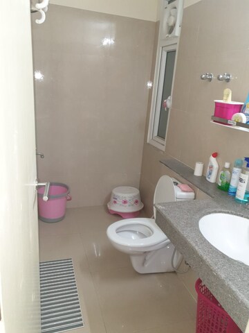 Bathroom in 3.5 BHK Apartment at Emaar Palm Hills, Sector 77 – for Rent