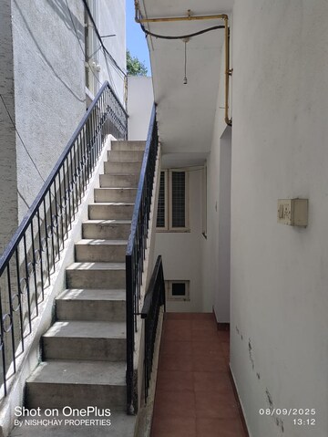 Staircase in 1 BHK Independent House at Hrbr Layout – for Rent