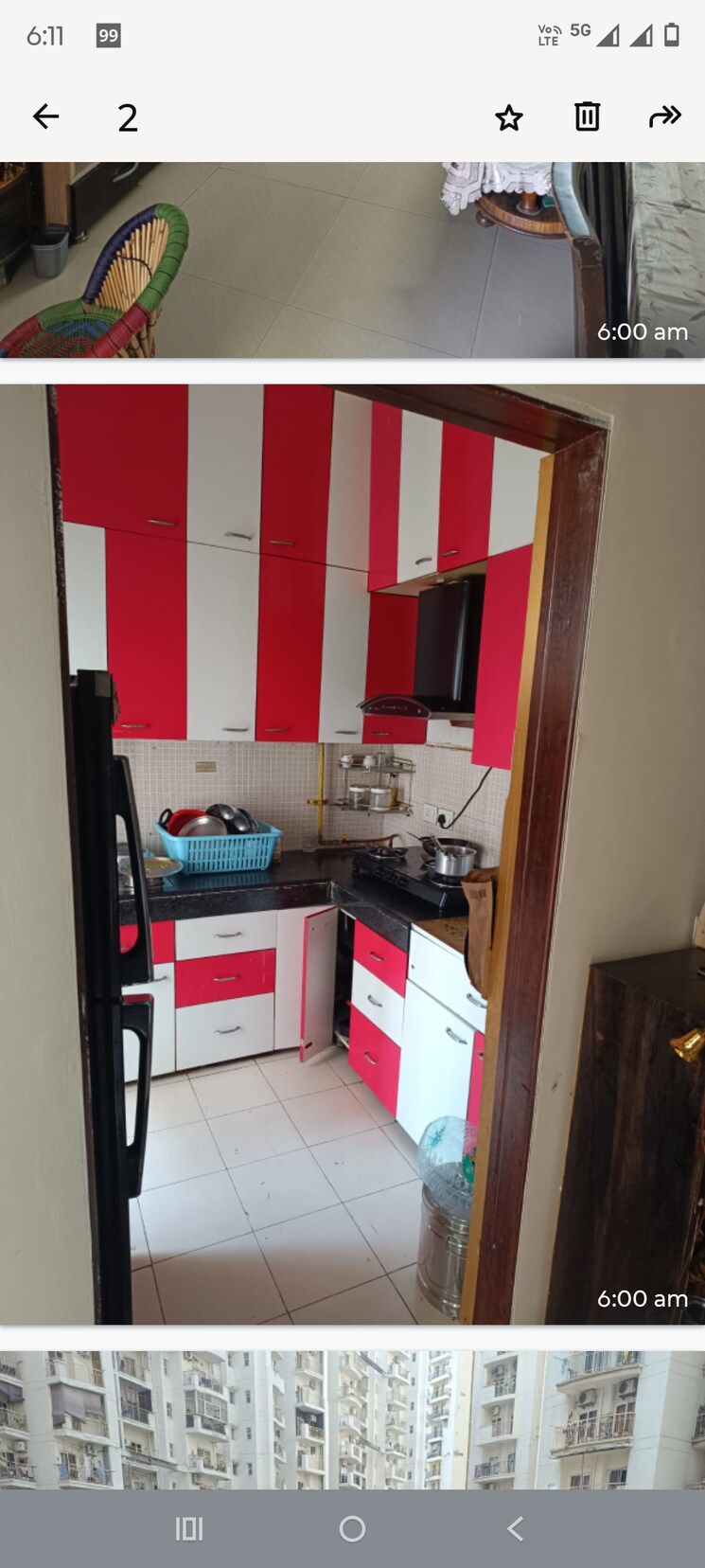 Kitchen, antriksh-golf-view 2 Bedroom 1010 Sq.Ft. Apartment In Sector 78 Noida 9159074