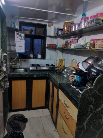 Kitchen in 1 BHK Apartment at Omkar Sai CHS, Lower Parel – for Rent