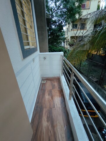 Balcony in 1 BHK Apartment at Wadgaon Sheri – for Rent